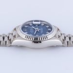 Rolex Lady-Datejust 69179 (1991) - Blue dial 26 mm White Gold case (5/7)
