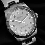 Rolex Oyster Perpetual 31 177210 (2007) - Grey dial 31 mm Steel case (3/8)