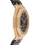 Audemars Piguet Royal Oak Dual Time 26120OR.OO.D002CR.01 (2006) - Zwart wijzerplaat 39mm Roségoud (5/8)