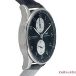 IWC Portuguese Chronograph IW371401 (2008) - Silver dial 41 mm Steel case (7/8)