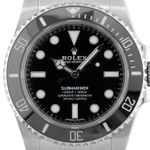 Rolex Submariner No Date 114060 (2019) - Zwart wijzerplaat 40mm Staal (2/5)