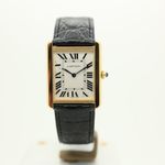 Cartier Tank Solo W5200004 (2020) - Silver dial 35 mm Yellow Gold case (5/8)