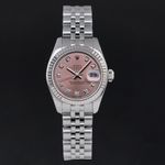 Rolex Lady-Datejust 179174 (2005) - Pink dial 26 mm Steel case (3/8)