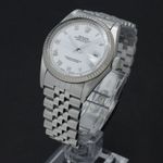 Rolex Datejust 36 16014 (1987) - Wit wijzerplaat 36mm Staal (5/7)