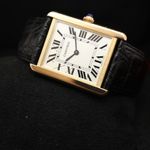 Cartier Tank Solo W5200004 (2020) - Silver dial 35 mm Yellow Gold case (7/8)