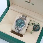 Rolex Datejust 41 126334 (2022) - Groen wijzerplaat 41mm Staal (2/7)