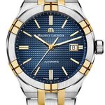 Maurice Lacroix Aikon AI6008-SY013-432-1 (2025) - Blauw wijzerplaat 42mm Staal (1/1)