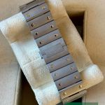 Cartier Santos WSSA0089 (2026) - White dial 39 mm Titanium case (6/7)