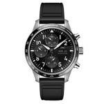 IWC Pilot Chronograph IW388305 (2024) - Zwart wijzerplaat 43mm Titanium (1/1)