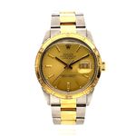 Rolex Datejust Turn-O-Graph 16253 (1979) - Champagne dial 36 mm Gold/Steel case (1/5)