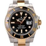 Rolex Submariner Date 116613LN (2017) - Black dial 40 mm Gold/Steel case (1/8)