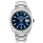 Rolex Datejust 41 126334 (2021) - Blauw wijzerplaat 41mm Staal (1/6)