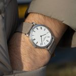 Patek Philippe Calatrava 5120G (2000) - White dial 36 mm White Gold case (3/8)