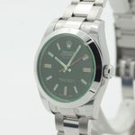 Rolex Milgauss 116400GV (Onbekend (willekeurig serienummer)) - Zwart wijzerplaat 40mm Staal (3/8)