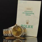 Rolex Datejust 36 16233 (1990) - Gold dial 36 mm Gold/Steel case (5/7)
