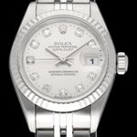 Rolex Lady-Datejust 69174 (1997) - Silver dial 26 mm Steel case (1/8)