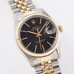 Rolex Datejust 36 16013 (1978) - Zwart wijzerplaat 36mm Goud/Staal (3/7)