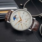 IWC Portofino Hand-Wound IW516401 (Onbekend (willekeurig serienummer)) - Zilver wijzerplaat 45mm Staal (2/8)