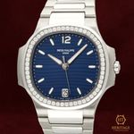 Patek Philippe Nautilus 7118/1200A-001 (2020) - Blauw wijzerplaat 35mm Staal (1/8)