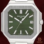 Patek Philippe Cubitus 5821/1A-001 (2024) - Green dial 45 mm Steel case (1/8)