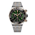 Breitling Chronomat UB0136251L1U1 (2026) - Groen wijzerplaat 44mm Goud/Staal (1/8)