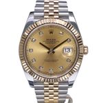 Rolex Datejust 41 126333 (2018) - Champagne dial 41 mm Gold/Steel case (4/7)