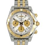 Breitling Chronomat 41 CB014012/G713 (2015) - Wit wijzerplaat 41mm Goud/Staal (1/6)