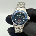 Omega Seamaster Diver 300 M 2224.80.00 (2010) - Blue dial 28 mm Steel case (3/8)
