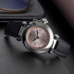 Cartier Pasha W3140026 (Unknown (random serial)) - Pink dial 27 mm Steel case (2/8)
