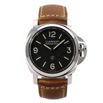 Panerai Luminor Base Logo PAM01086 (2021) - Zwart wijzerplaat 44mm Staal (2/8)