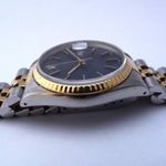 Rolex Datejust 16233 (1989) - Blue dial 36 mm Gold/Steel case (5/8)