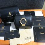 Hublot Greenwich Mean Time 1570.3 (1997) - Black dial 36 mm Yellow Gold case (4/4)