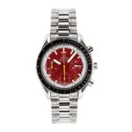 Omega Speedmaster Reduced 3510.61.00 (Onbekend (willekeurig serienummer)) - Rood wijzerplaat 39mm Staal (1/5)