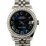 Rolex Datejust 31 278384RBR (2021) - Blue dial 31 mm Steel case (1/8)