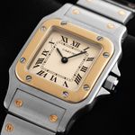 Cartier Santos Galbée 1567 (1994) - 24mm Goud/Staal (3/8)