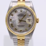 Rolex Datejust 36 16233 (1994) - Pearl dial 36 mm Gold/Steel case (4/8)