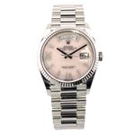Rolex Day-Date 36 128239 (2019) - Pink dial 36 mm White Gold case (2/8)