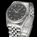 Rolex Datejust 36 16234 (1991) - Black dial 36 mm Steel case (6/8)