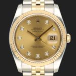 Rolex Datejust 36 116233 (2007) - 36mm Goud/Staal (3/8)