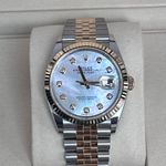 Rolex Datejust 36 126233 (2025) - Pearl dial 36 mm Gold/Steel case (4/6)