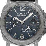 Panerai Luminor Power Reserve PAM00093 (2002) - Blauw wijzerplaat 44mm Titanium (1/8)