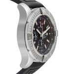 Breitling Super Avenger A13375 (Onbekend (willekeurig serienummer)) - Zwart wijzerplaat 48mm Staal (7/8)