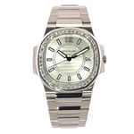 Patek Philippe Nautilus 7010/1G-001 (2011) - Silver dial 32 mm White Gold case (1/7)