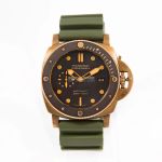 Panerai Luminor Submersible PAM00968 (2019) - Brown dial 47 mm Bronze case (3/8)