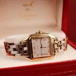 Cartier Panthère 1060 (Unknown (random serial)) - Silver dial 27 mm Yellow Gold case (1/8)
