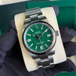Rolex Oyster Perpetual 41 124300 (2025) - Green dial 41 mm Steel case (1/7)