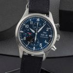 IWC Pilot Chronograph IW371701 (Unknown (random serial)) - Black dial 42 mm Steel case (3/8)