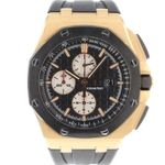Audemars Piguet Royal Oak Offshore Chronograph 26400RO.OO.A002CA.01 (2013) - Black dial 44 mm Rose Gold case (1/3)