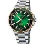 Oris Aquis Date 01 400 7769 6357-07 8 22 09PEB (2026) - Groen wijzerplaat 42mm Staal (1/1)