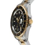 Rolex GMT-Master II 16713 (Unknown (random serial)) - Black dial 40 mm Gold/Steel case (6/8)